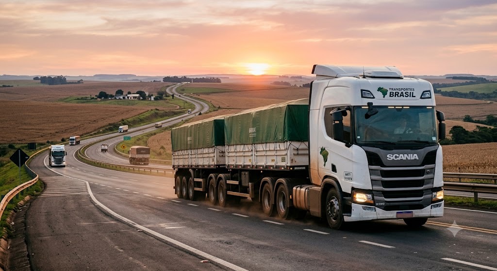LOGÍSTICA ][ Transporte rodoviário concentra 68,5% das cargas brasileiras