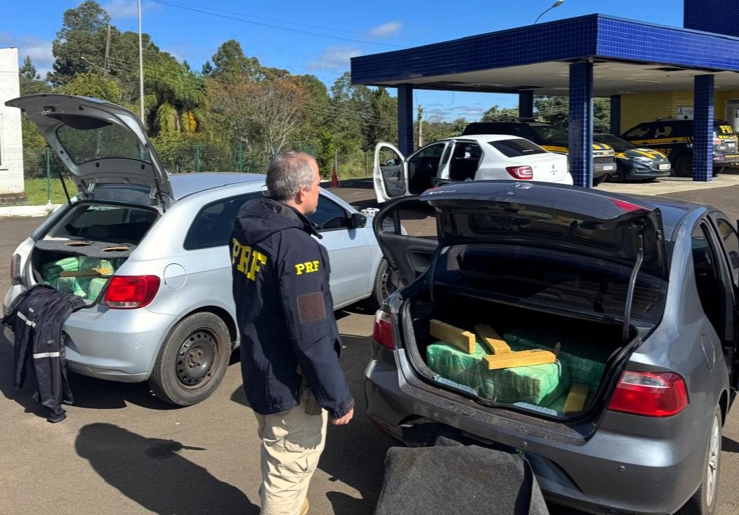 Comboio com 360 quilos de maconha é interceptado no Meio-Oeste catarinense