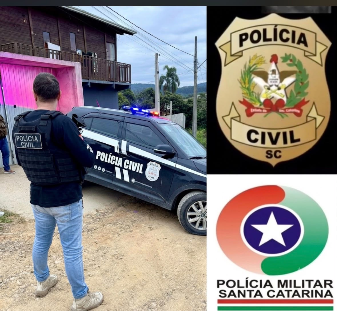 Operação da Polícia Civil com apoio da PM investiga invasões de terrenos, revenda ilegal de áreas e crimes ambientais em Barra Velha