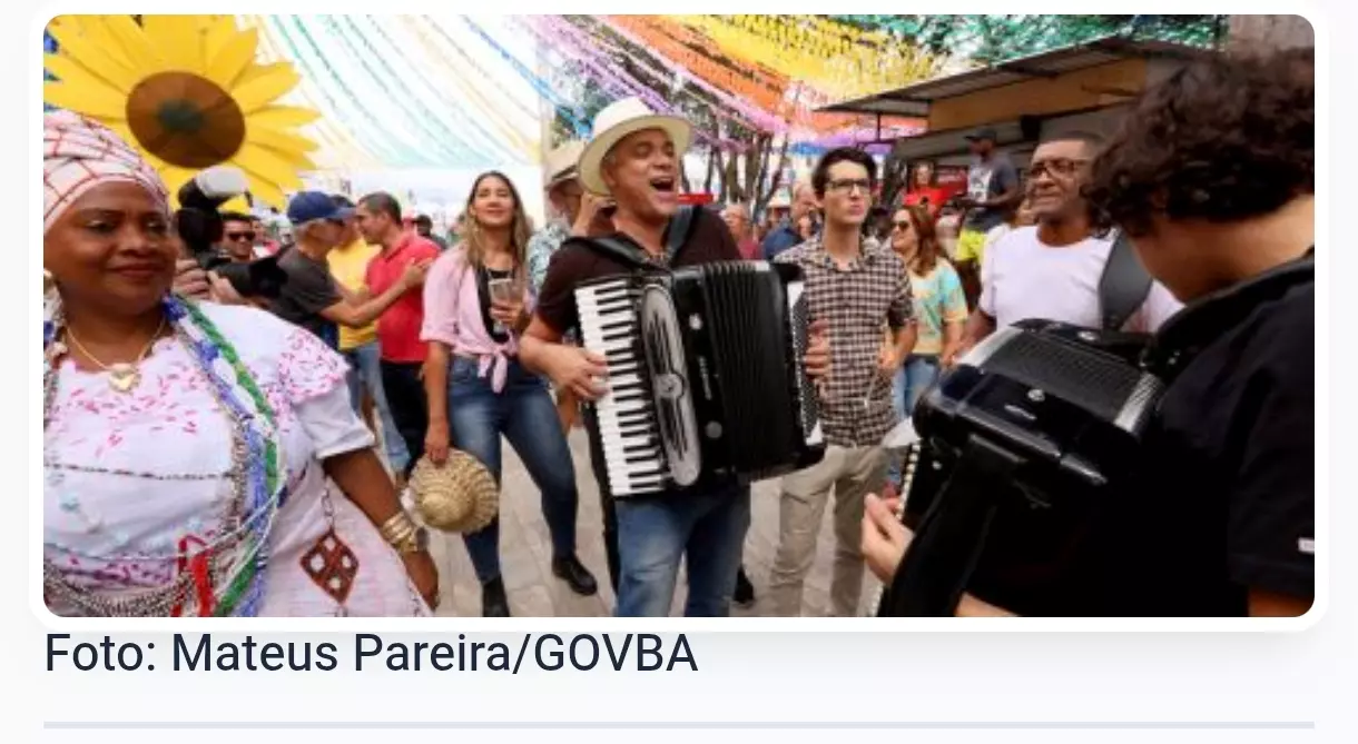 Governo da Bahia prorroga inscrições de quatro editais culturais do São João 2026