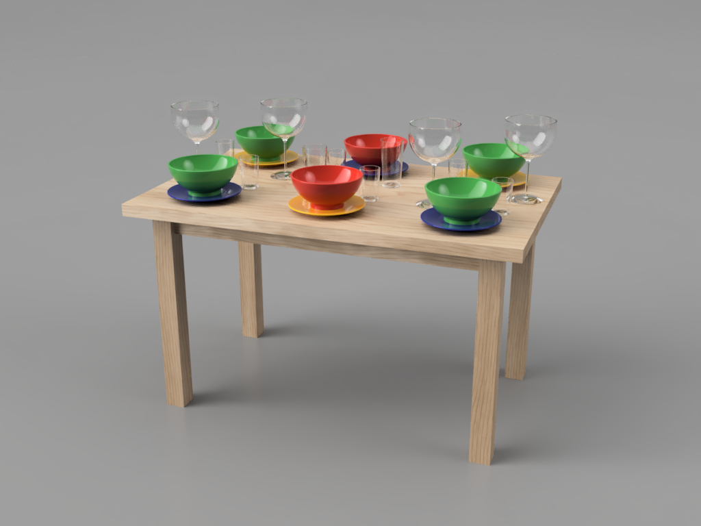 Set table rendering