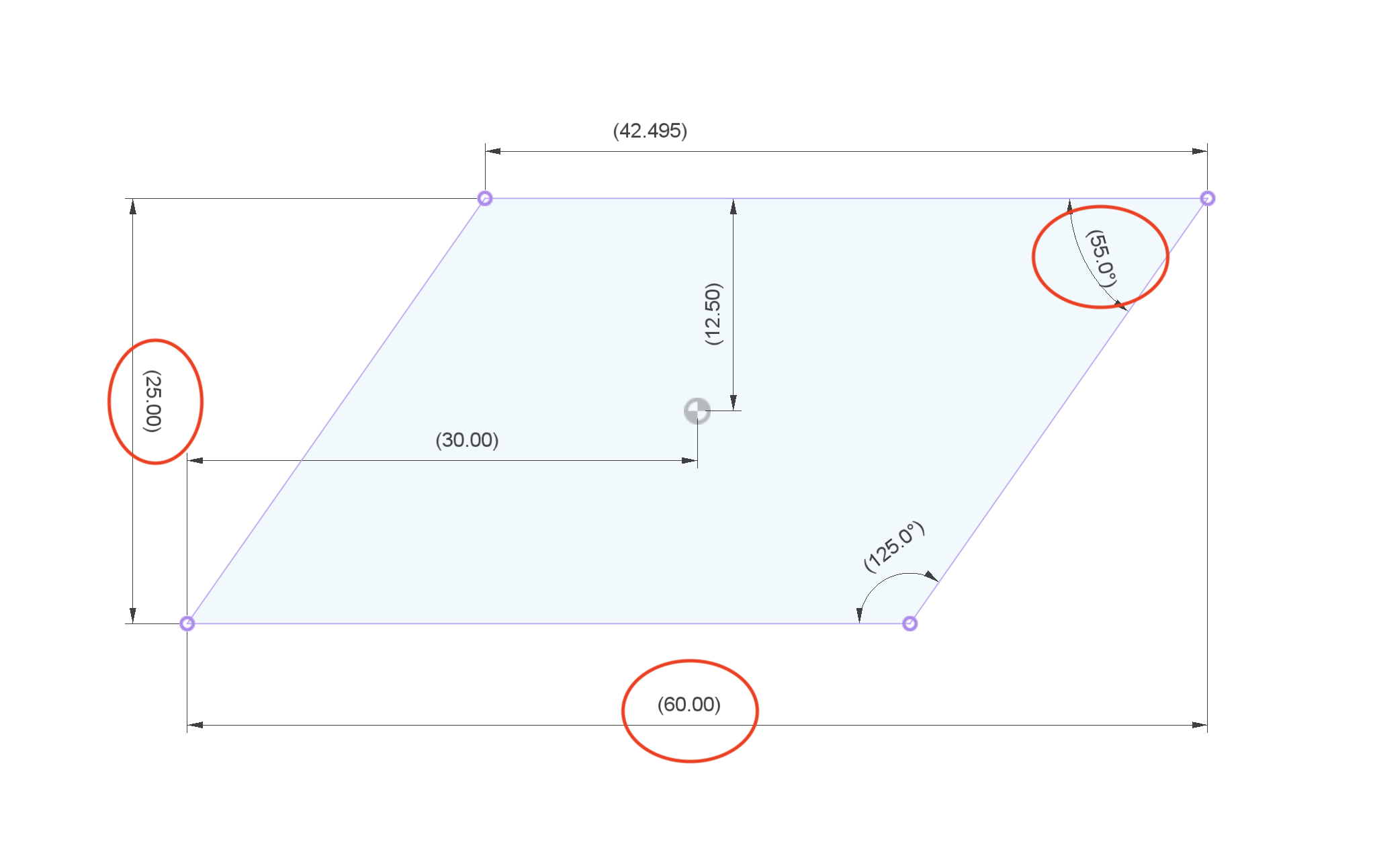 Parallelogram example sketch