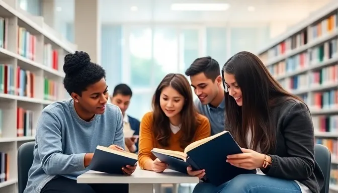 Students discussing