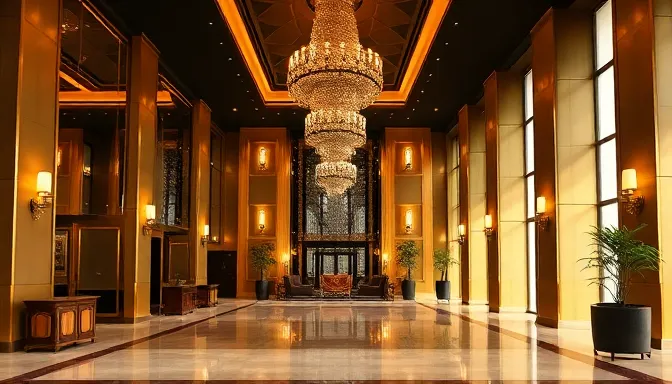 Luxury Hotel Lobby