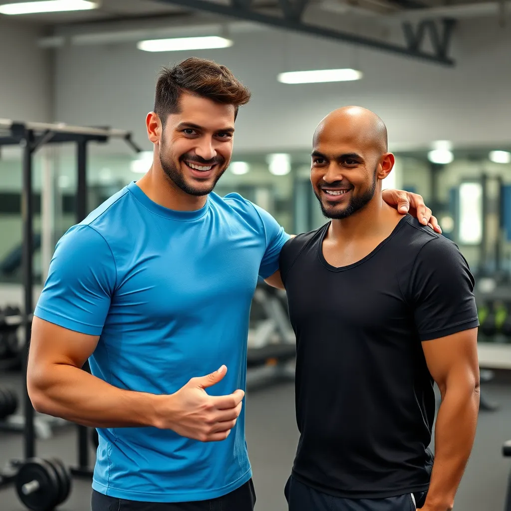 Trainer with client