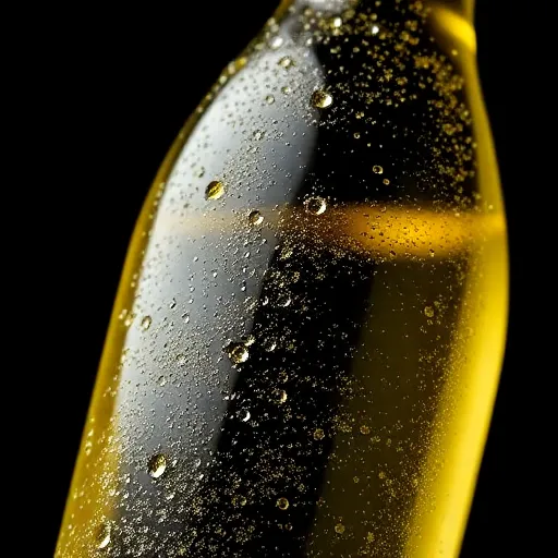 White wine bottle