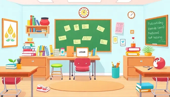 Classroom illustration