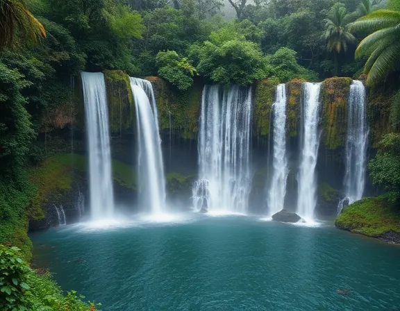 Cachoeira majestosa