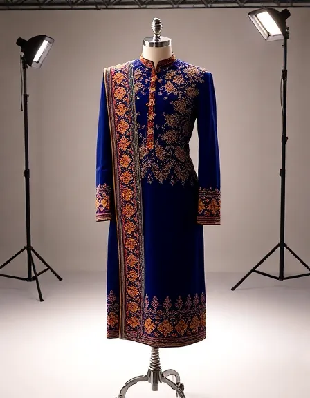 Hand Embroidered Suit