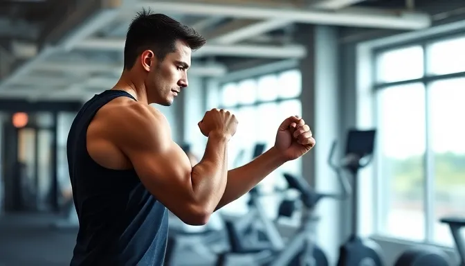 Motivational Gym Scene