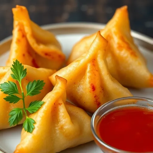 Spicy Chicken Momos