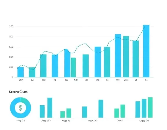 Monthly financial chart