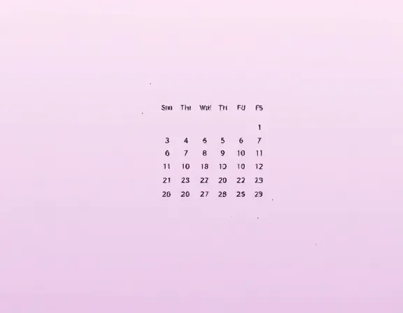 Calendar Illustration