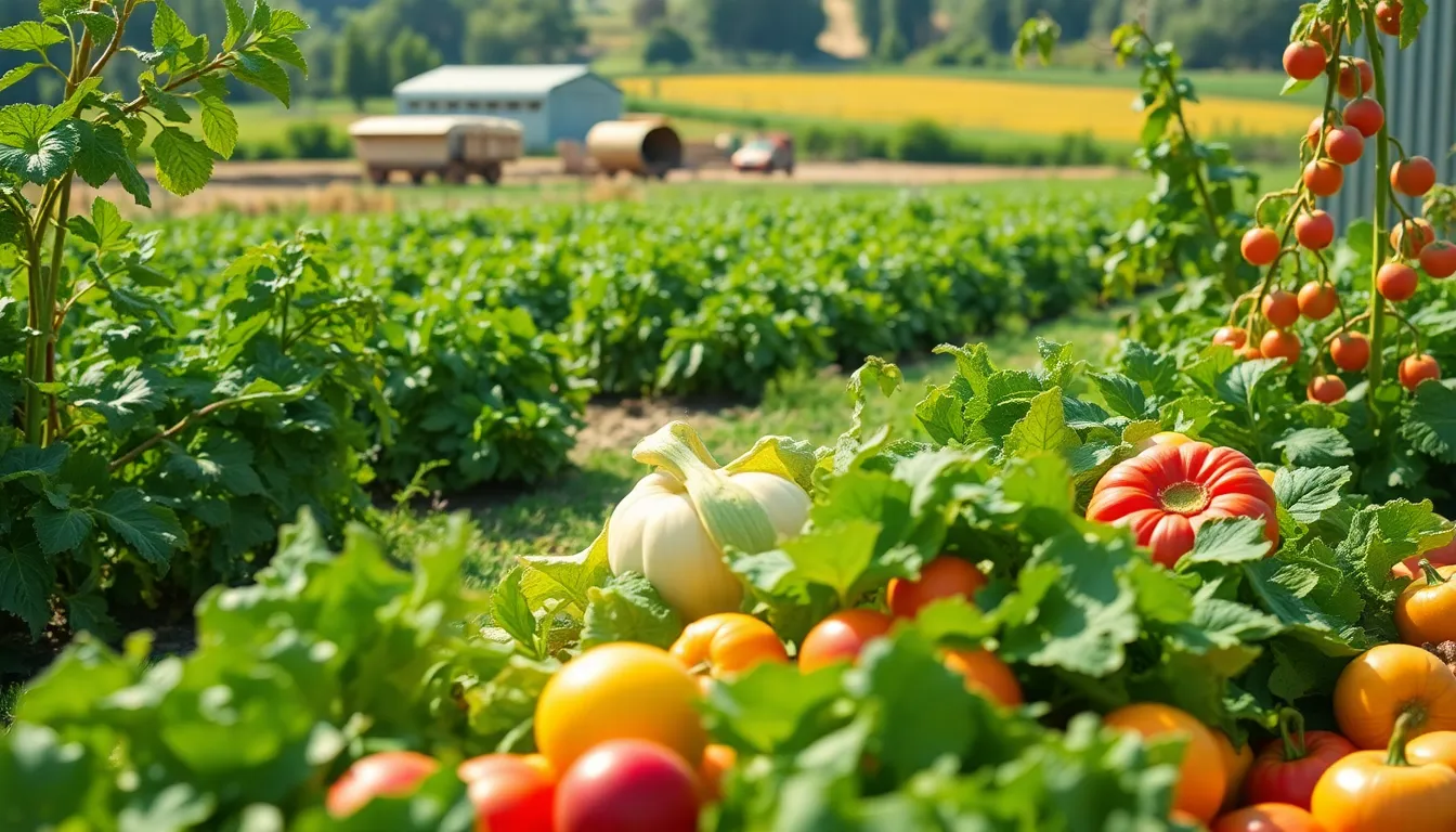 Farm landscape