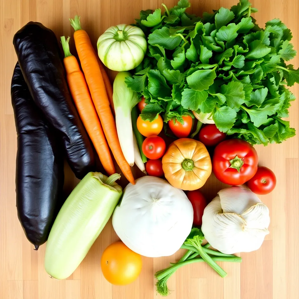 Organic vegetables