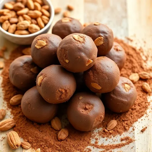 Chocolate protein balls