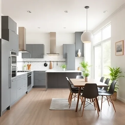 Modern dining space