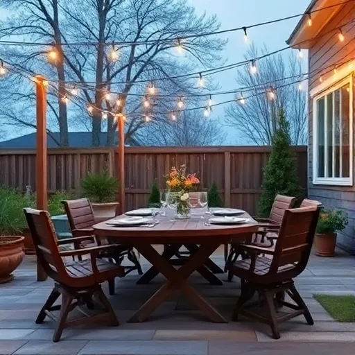 Outdoor dining