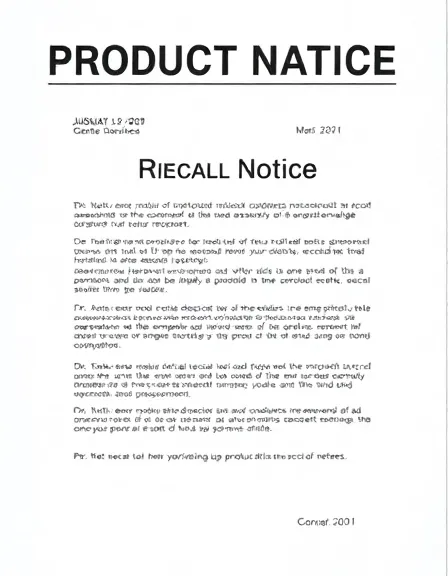 Recall Notice