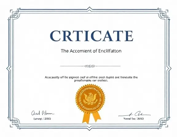 Performance Certificate