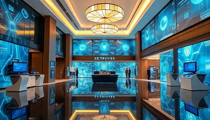 Современный отель с умными технологиями