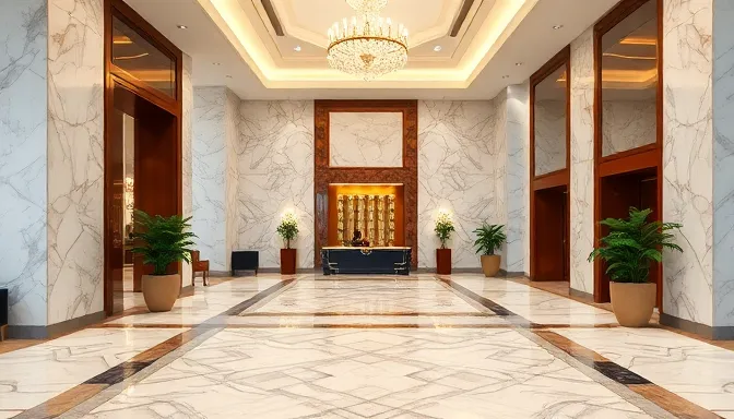 Luxury Hotel Lobby