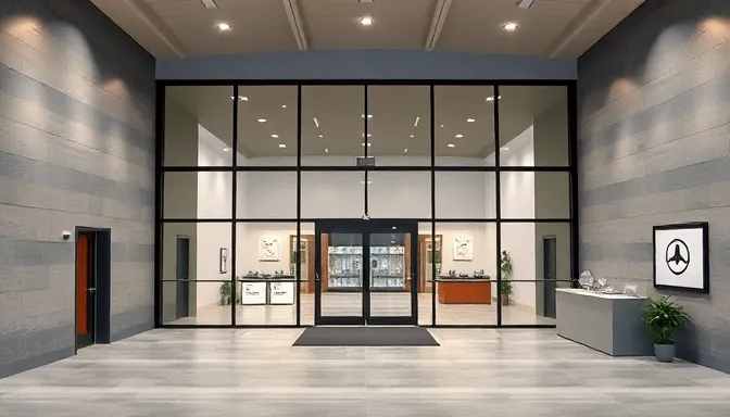 Facility entrance