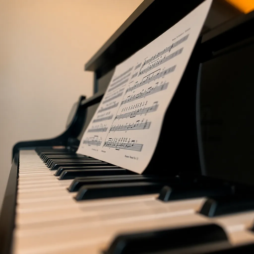 Piano lesson