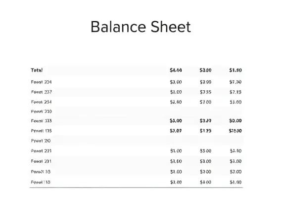 Balance Sheet