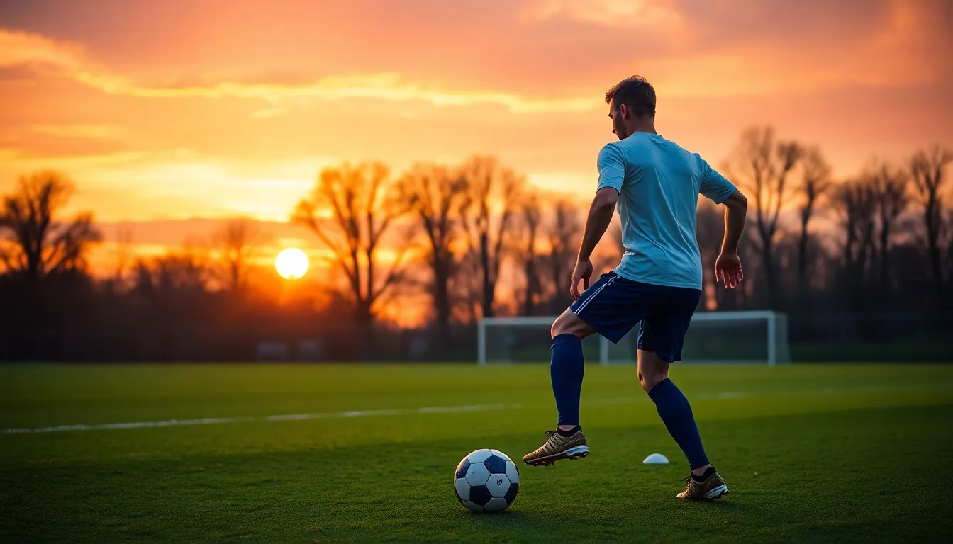Professional soccer training
