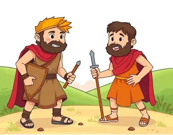 David and Goliath