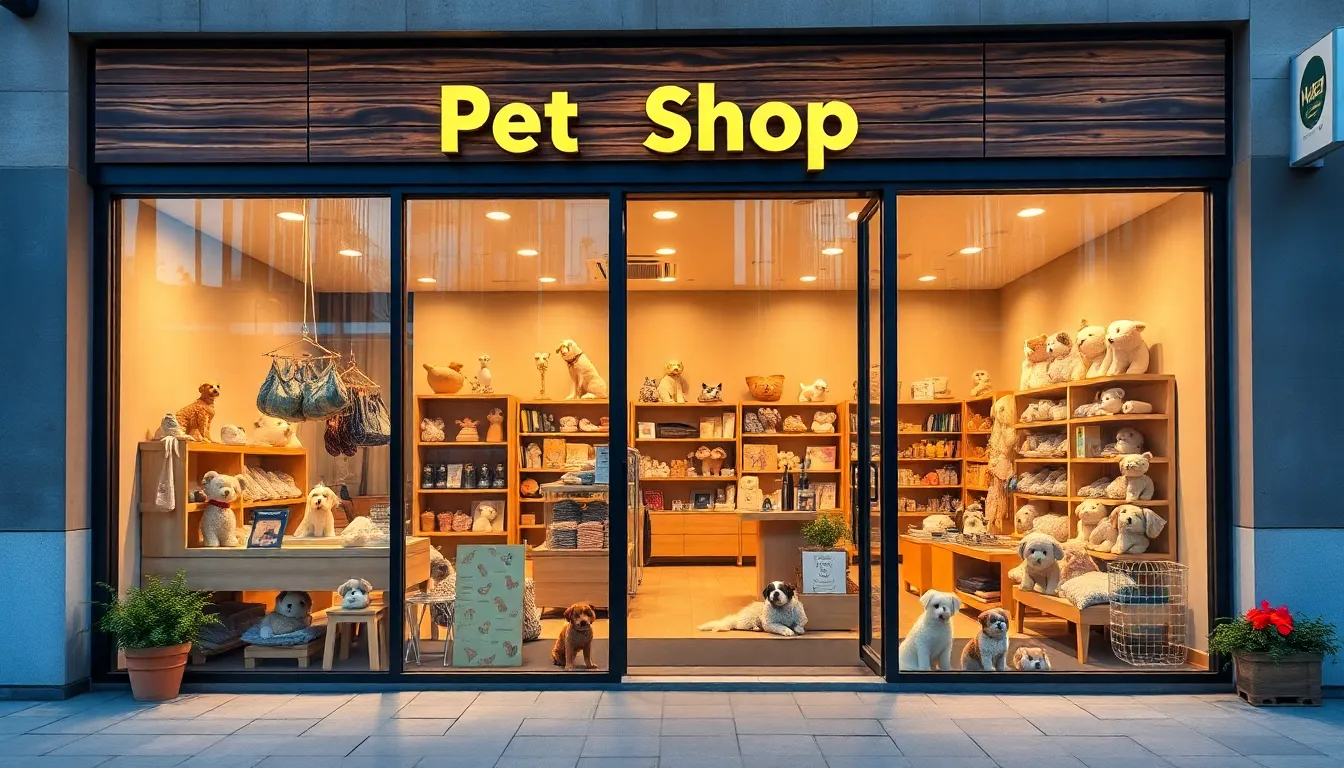 Pet Shop Vitrine