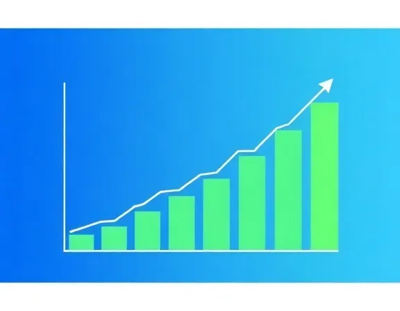Gráfico de evolução financeira