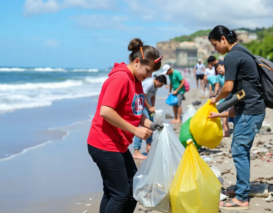 Beach cleanup