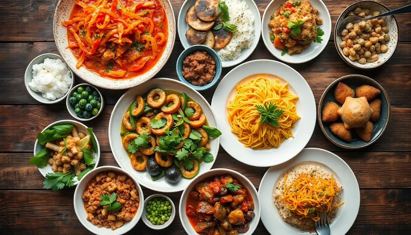 Diverse cuisine