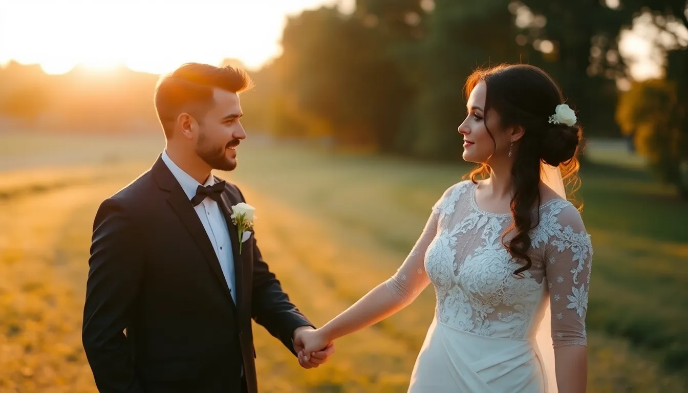 Couple at sunset