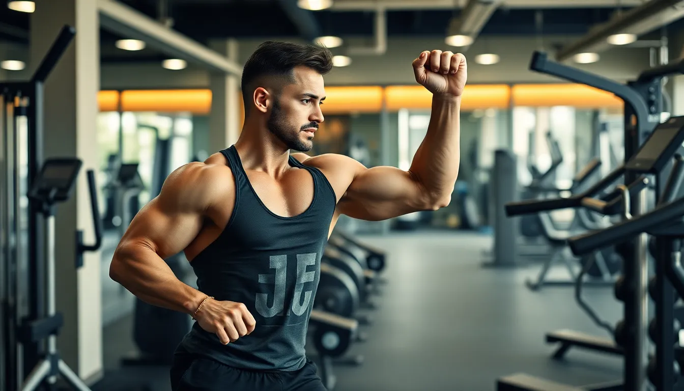Person exercising
