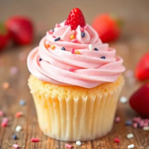 Cupcake de Morango