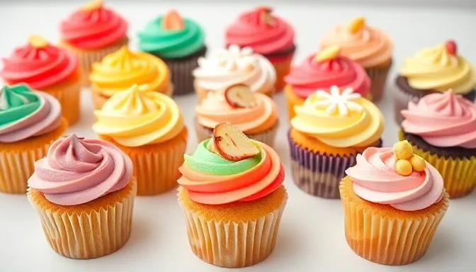 Banner Cupcakes