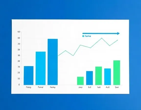 Gráfico de fluxo financeiro