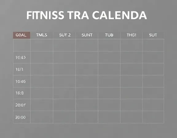 Training Calendar