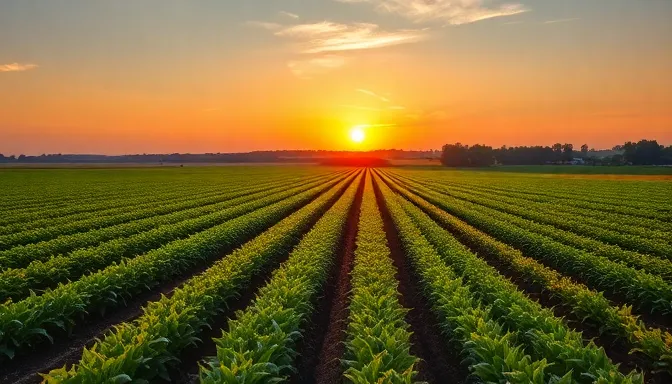 Farm landscape