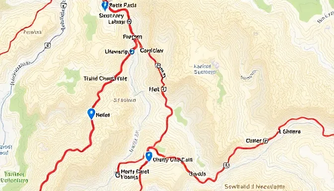 Featured route map