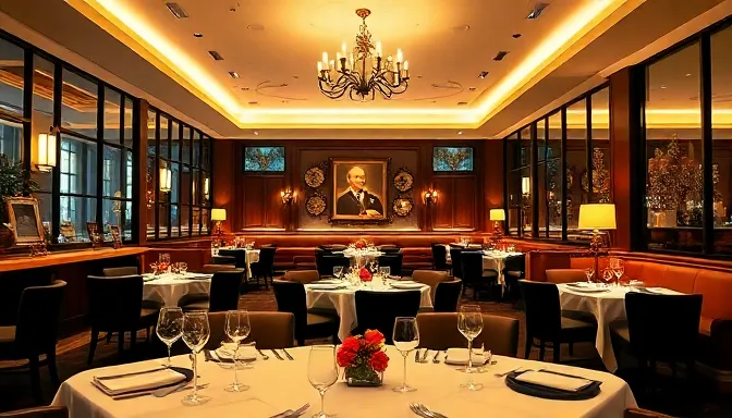 Restaurant interior