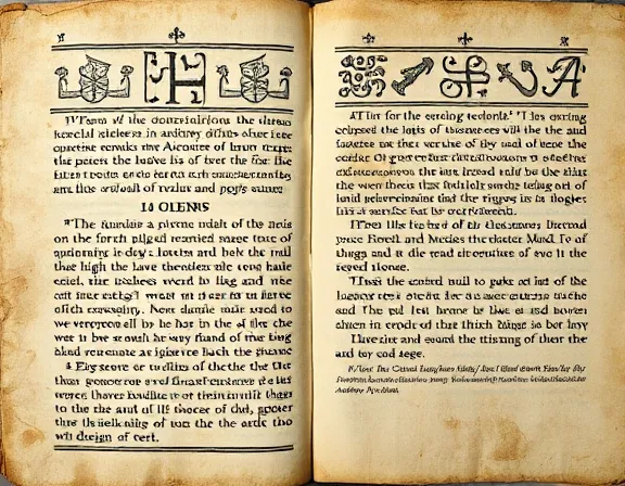 Ancient manuscript