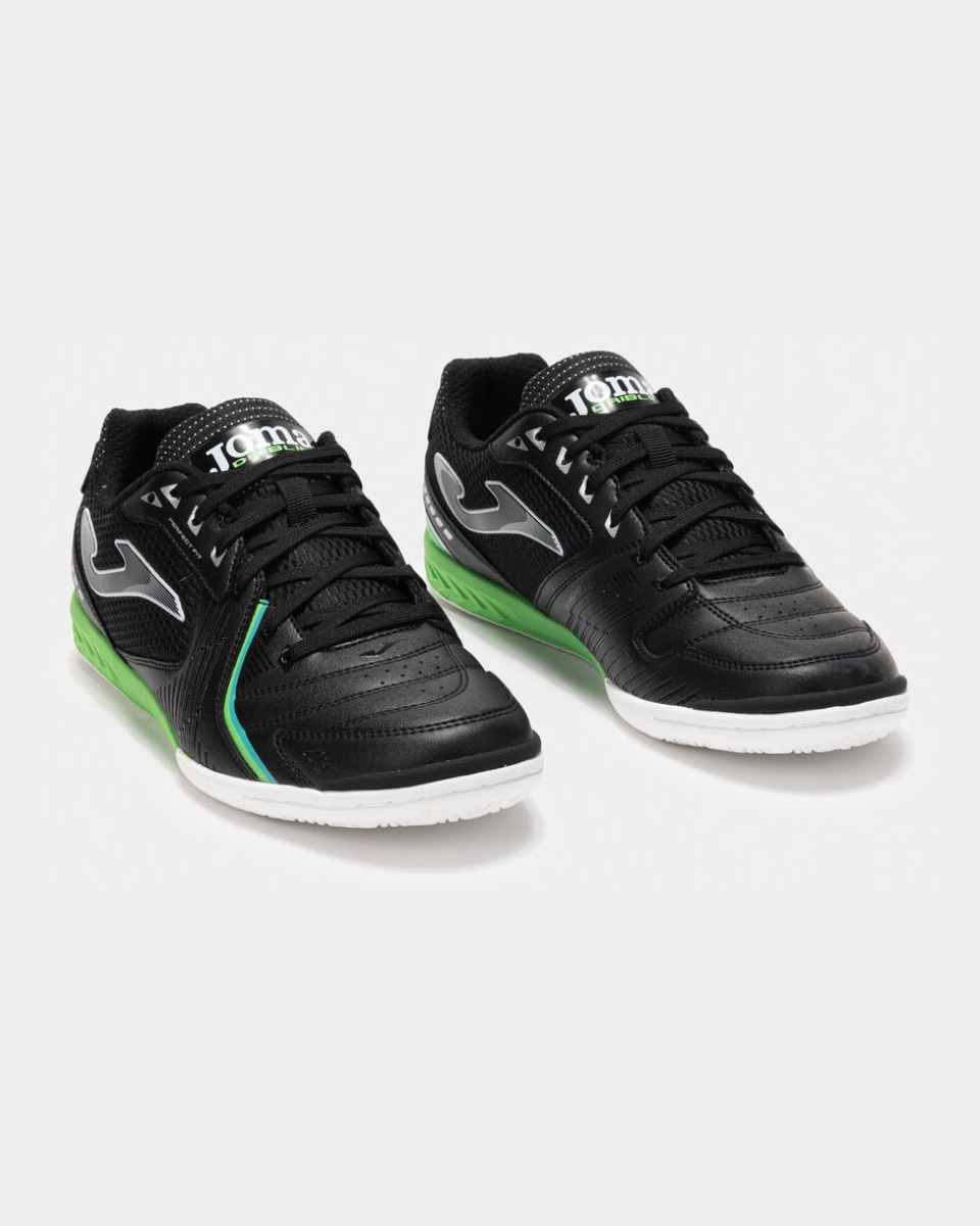 CALZADO JOMA FUTSAL NEGRO CON VERDE MEN DRIS2501IN