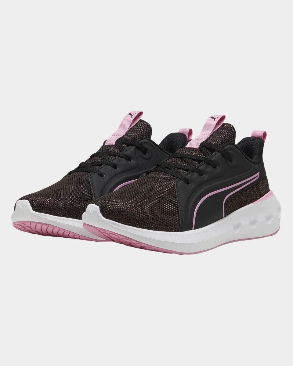 CALZADO PUMA SOFTRIDE CARSON NEGRO LENEAS ROSA DAMA 310154-04