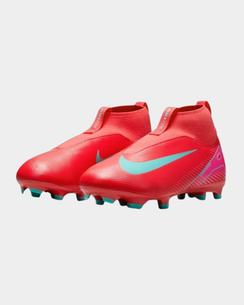 BOTIN NIKE CON CAÑO MERCURIAL ZOOM SUPERFLY 10 CORAL Y FUCIA JR FQ8304-800