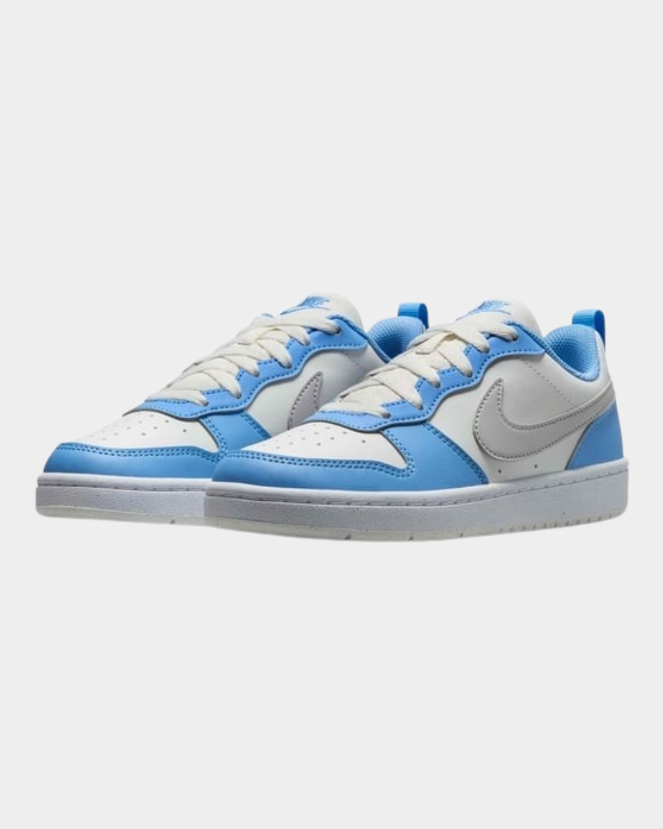 CALZADO NIKE COURT BOROUGH LOW RECRAFT BLANCO Y CELESTE JR DV5456-128