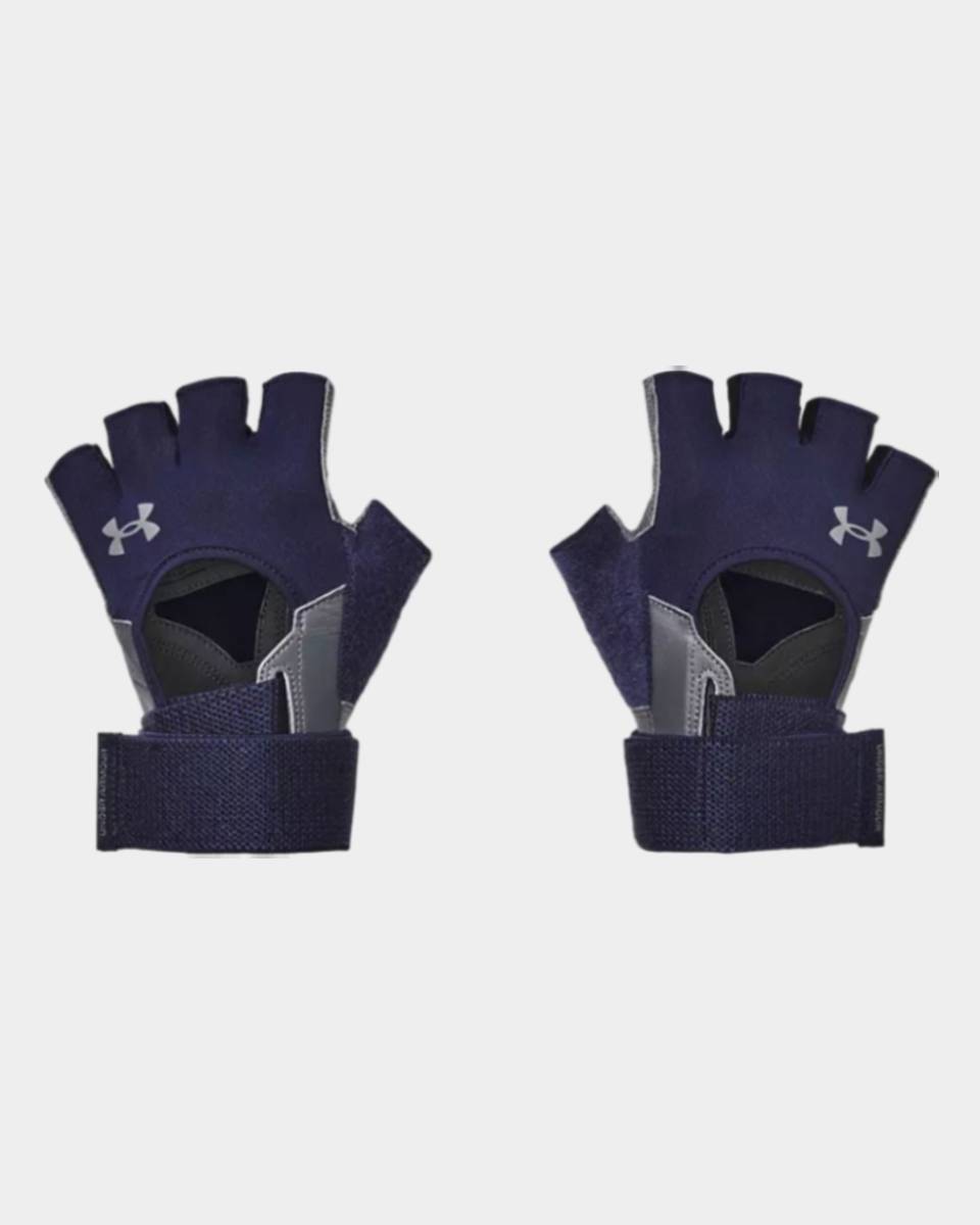 GUANTE UA CON MUÑEQUERA AZUL MEN 1369830-410